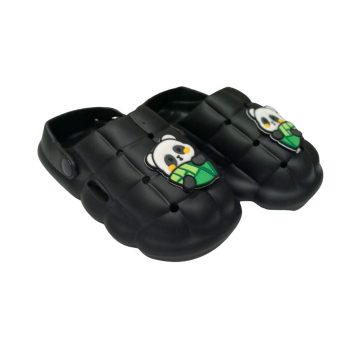 Baby Slider Sandals Black Panda Design