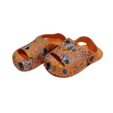 Baby Slider Sandals with Back Strap Orange
